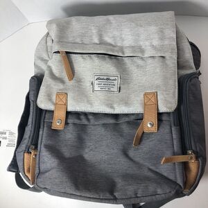 Eddie Bauer Back Pack‎ First Adventure Diaper Travel Hiking Day Diaper Bag READ